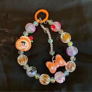 Adorable shining handmade beads keychains,Bag Charm, Phone Charm, Christmas Gift